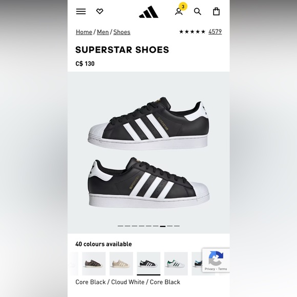 Women’s 9.5 adidas superstars - Picture 2 of 4